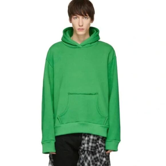 Simon Miller Tops - Simon Miller Oversized Distressed Green Hoodie